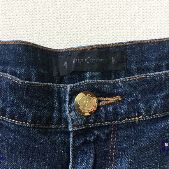 💘NWOT Juicy Couture Embellished Crystal Jeans💘 - Picture 5 of 8